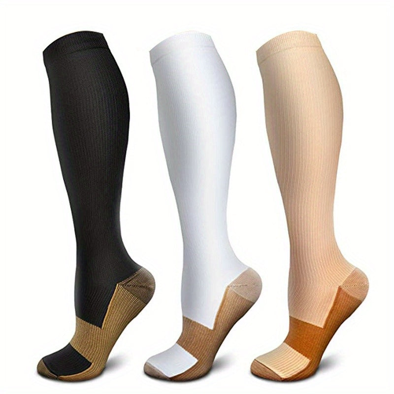 Men's Compression Sport Socks Sweat-Absorbing Nylon Breathable Socks