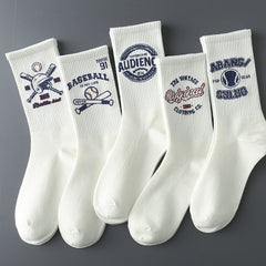 Men's Creative Cartoon Pattern Crew Socks Comfy Casual Unisex Socks