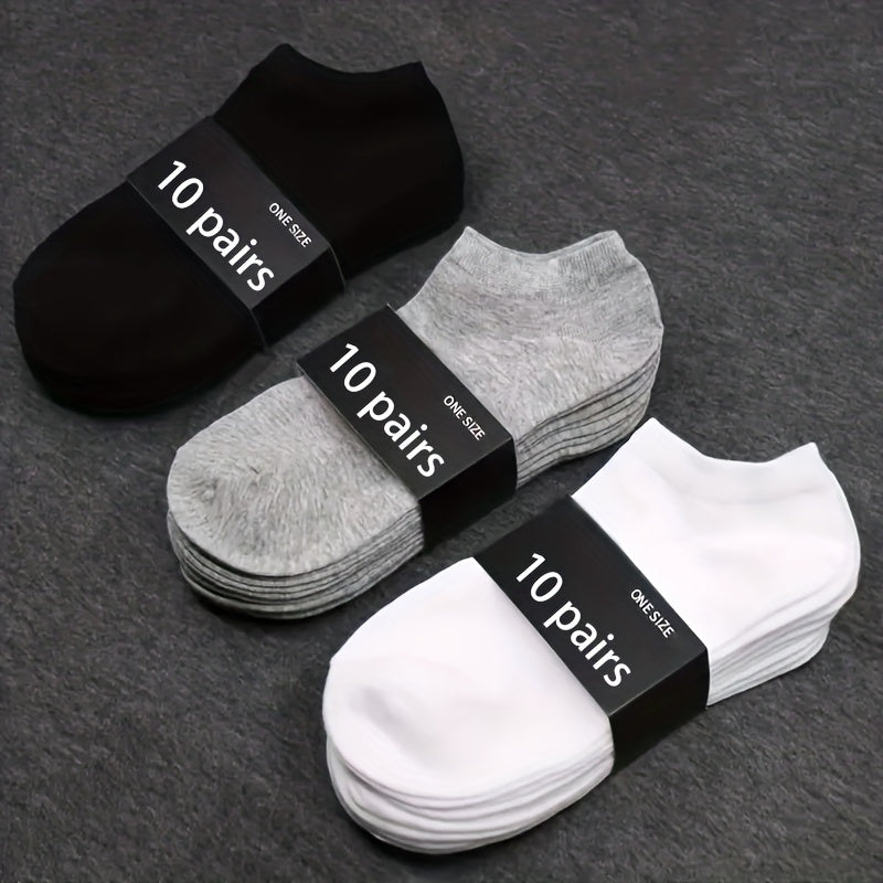 Teenager's Solid Liner Anklets Socks Soft Non Slip Socks for Outdoor
