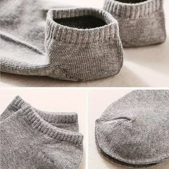 Teenager's Solid Liner Anklets Socks Soft Non Slip Socks for Outdoor