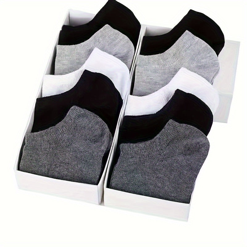 Teenager's Solid Liner Anklets Socks Soft Non Slip Socks for Outdoor