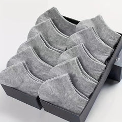 Teenager's Solid Liner Anklets Socks Soft Non Slip Socks for Outdoor