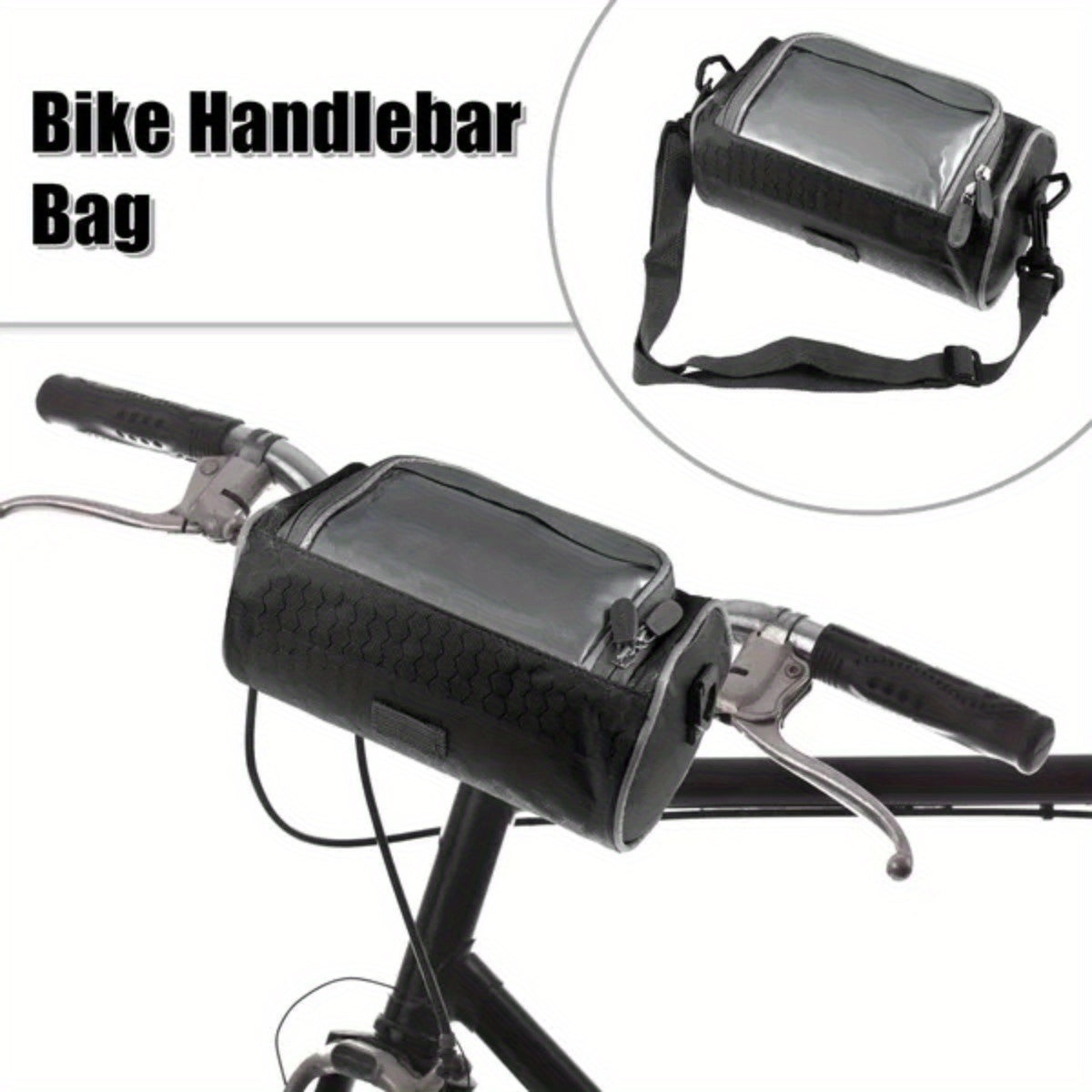 Waterproof Handlebar Bag Touch Screen Mobile Phone Bag