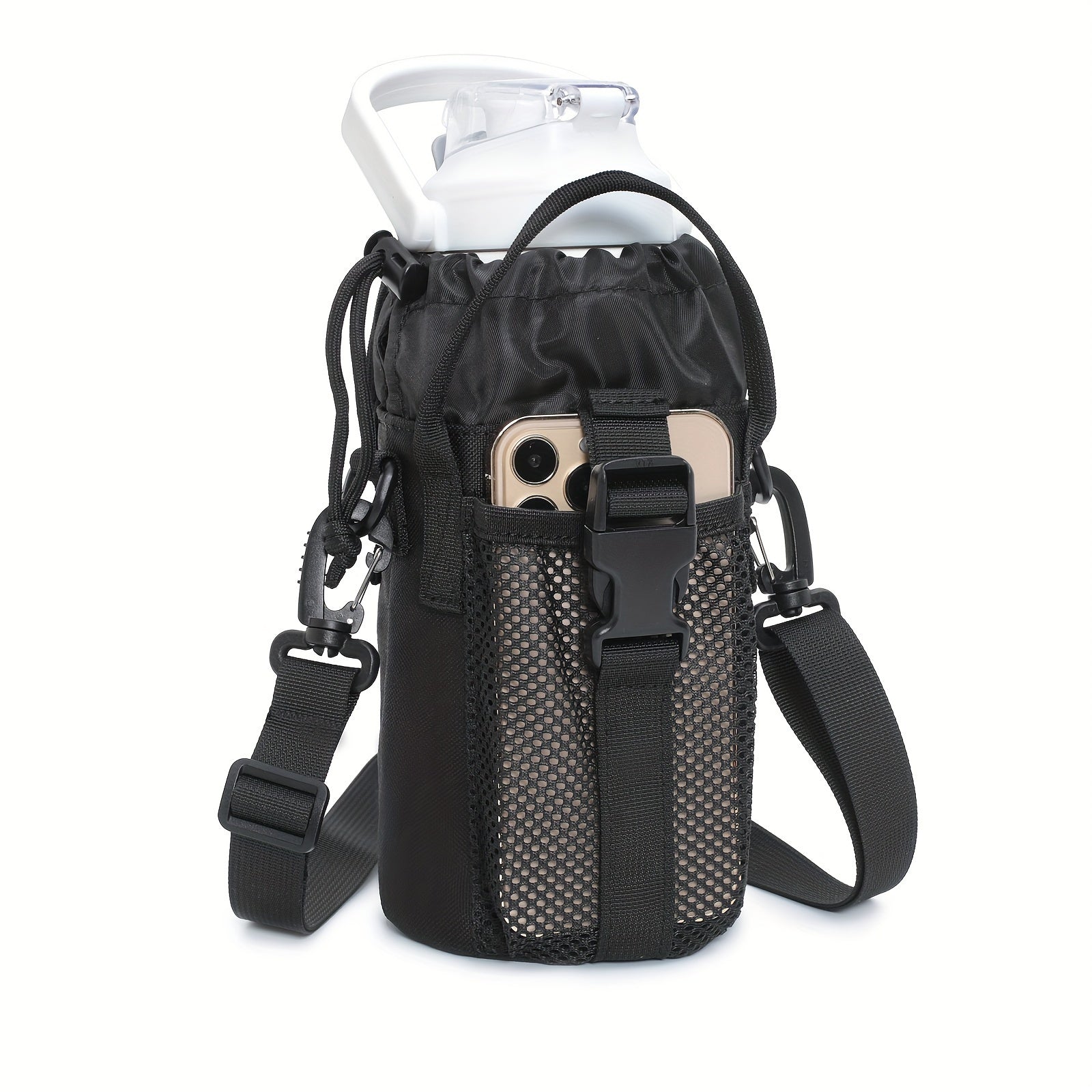 Portable Chest Bag Water Bottle Cover Large Capacity Shoulder Bag