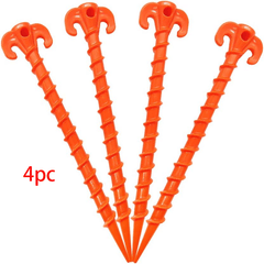 Heavy Duty Tent Stakes 8pcs 7.87in Canopy Pegs Beach Screw Nails