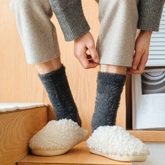 Men's Thermal Crew Socks Thick Plush Casual Winter Wear
