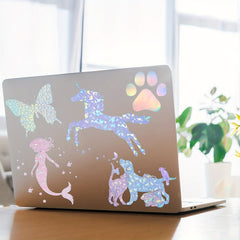 10 Sheets Holographic Sticker Paper A4 Self Adhesive Waterproof Film