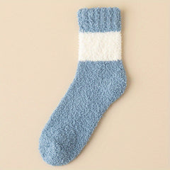 Men's Thermal Crew Socks Warm Plush Winter Casual Unisex Socks