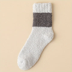 Men's Thermal Crew Socks Warm Plush Winter Casual Unisex Socks