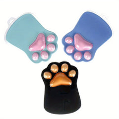 Cat Paw Mouse Pad Gaming Desk Pad Silicone Wrist Rest for Laptop Game Keyboard