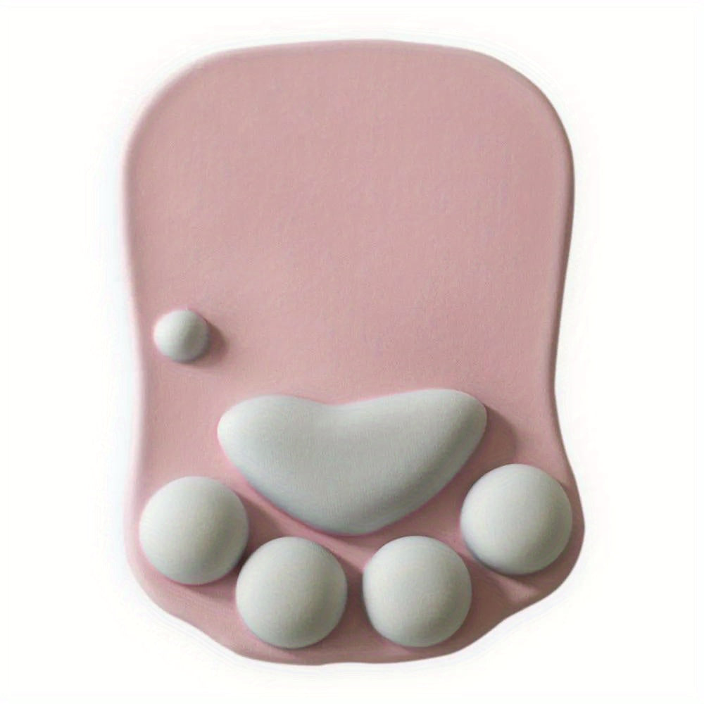 Cat Paw Mouse Pad Gaming Desk Pad Silicone Wrist Rest for Laptop Game Keyboard
