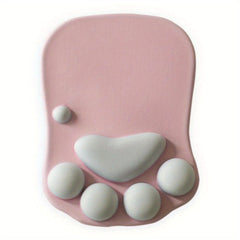 Cat Paw Mouse Pad Gaming Desk Pad Silicone Wrist Rest for Laptop Game Keyboard