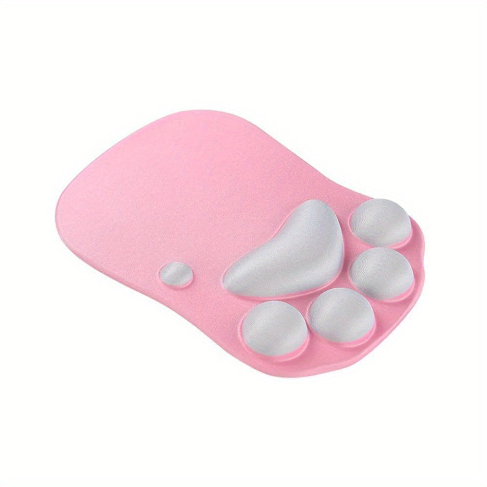 Cat Paw Mouse Pad Gaming Desk Pad Silicone Wrist Rest for Laptop Game Keyboard