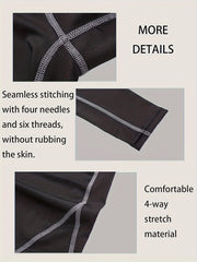 Men's Quick Dry Compression Shirt & Leggings Set