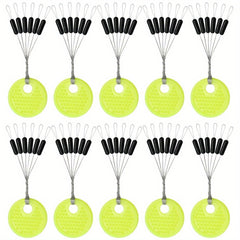 60pcs 10 Sets Float Stop Space Bean Sinker Stop Carp Fishing Accessories