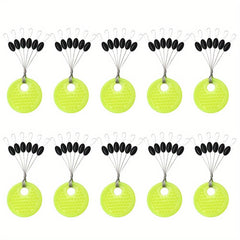 60pcs 10 Sets Float Stop Space Bean Sinker Stop Carp Fishing Accessories