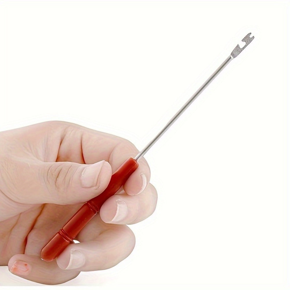 5pcs Fishing Hook Remover Extractor Soft Rubber Grip Handle Portable