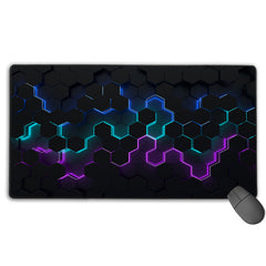 Modern Diamond Pattern Mouse Pad Light Technology Waterproof Non-slip Office Lap