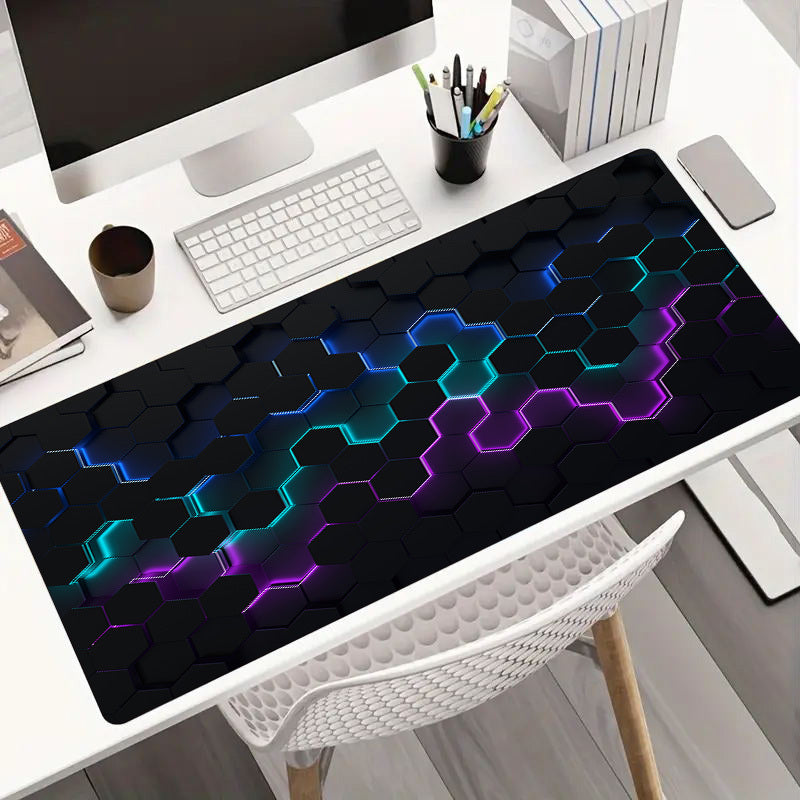 Modern Diamond Pattern Mouse Pad Light Technology Waterproof Non-slip Office Lap