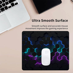 Modern Diamond Pattern Mouse Pad Light Technology Waterproof Non-slip Office Lap