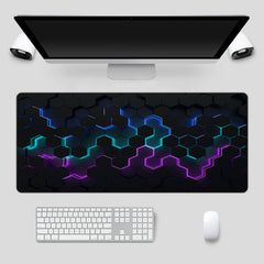 Modern Diamond Pattern Mouse Pad Light Technology Waterproof Non-slip Office Lap