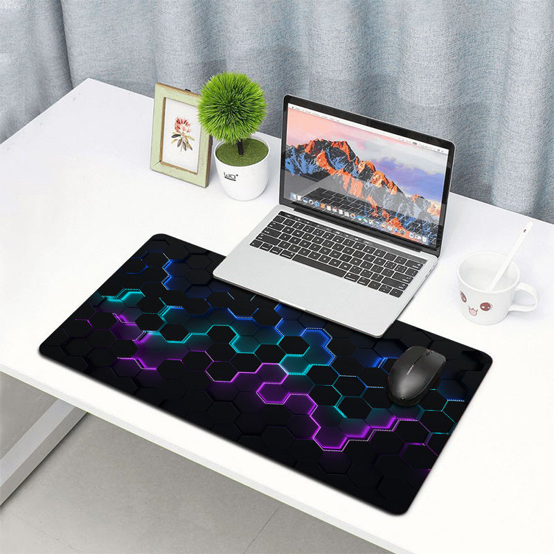 Modern Diamond Pattern Mouse Pad Light Technology Waterproof Non-slip Office Lap