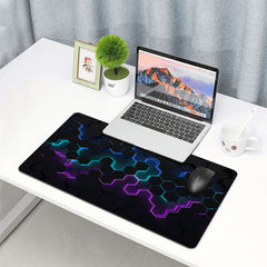 Modern Diamond Pattern Mouse Pad Light Technology Waterproof Non-slip Office Lap