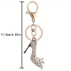 Mini High Heels Pendant Keychain for Keys, Backpacks, Wallets