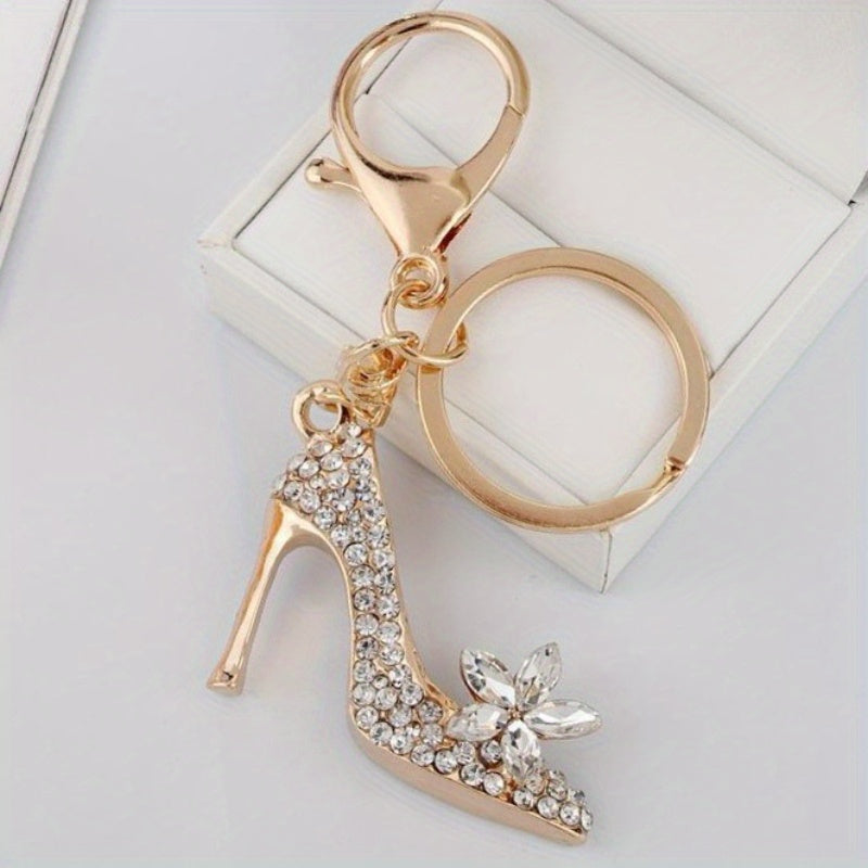Mini High Heels Pendant Keychain for Keys, Backpacks, Wallets