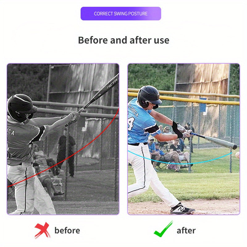 Baseball Swing Training Belt Softball Batting Training Aid Fixed Belt Corrector