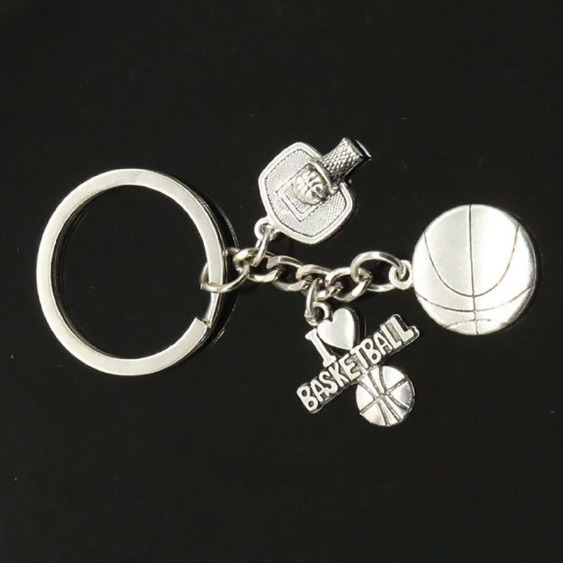 Basket Ball Pendant Keychain for Car Keys Backpacks Wallets