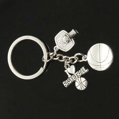 Basket Ball Pendant Keychain for Car Keys Backpacks Wallets