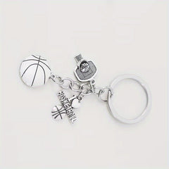 Basket Ball Pendant Keychain for Car Keys Backpacks Wallets