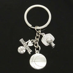 Basket Ball Pendant Keychain for Car Keys Backpacks Wallets