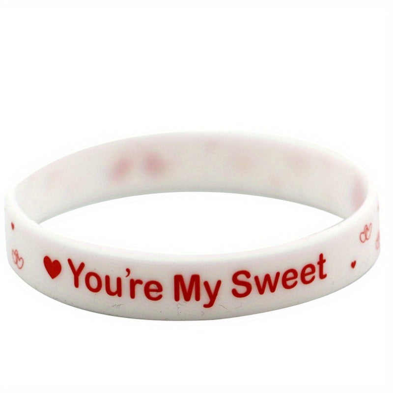 Silicone Holiday Party Sports Style Bracelet