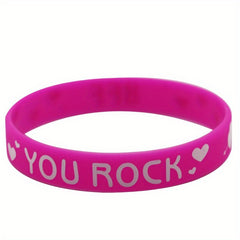 Silicone Holiday Party Sports Style Bracelet