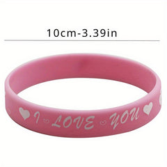 Silicone Holiday Party Sports Style Bracelet
