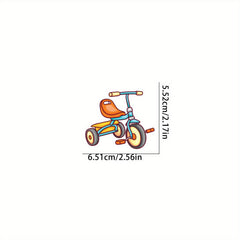 50pcs Waterproof Scrapbook Stickers - Halloween, Thanksgiving & Christmas