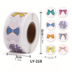 500pcs Thank You Bow Stickers Small Shop Envelopes Stickers