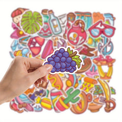 50pcs Waterproof Vinyl Laptop Stickers Halloween Christmas Gift