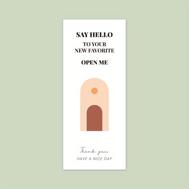 50pcs Thank You For Your Order Stickers, Gift Package Labels