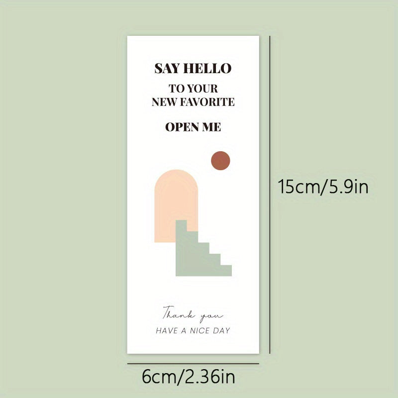 50pcs Thank You For Your Order Stickers, Gift Package Labels
