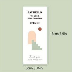 50pcs Thank You For Your Order Stickers, Gift Package Labels