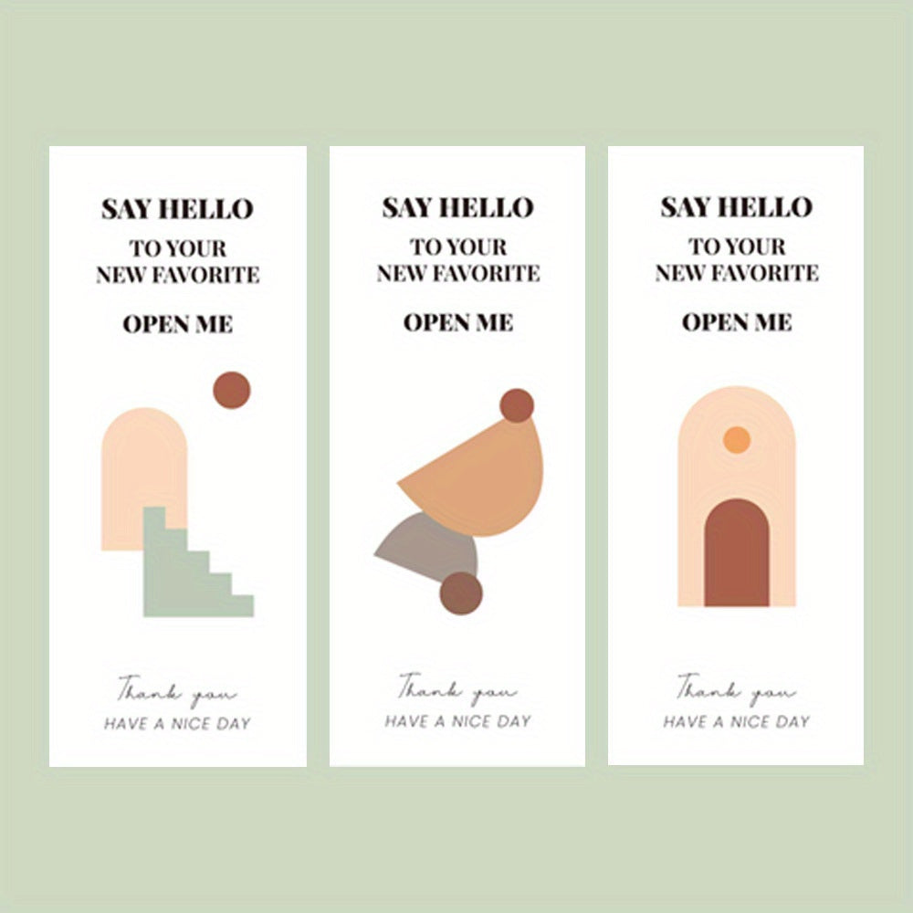 50pcs Thank You For Your Order Stickers, Gift Package Labels