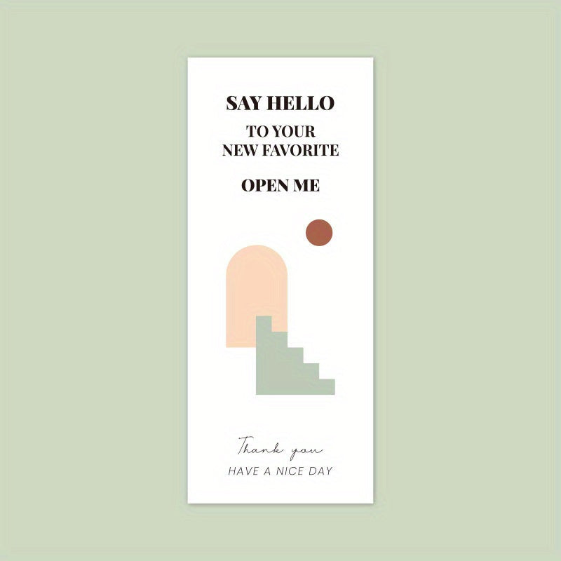 50pcs Thank You For Your Order Stickers, Gift Package Labels
