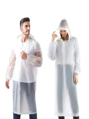 Adjustable Reusable Raincoat for Women & Men - Stay Dry at Disneyland