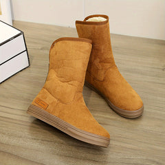 Women's Waterproof Snow Boots Slip-resistant Flat Heel Warm Winter Boots
