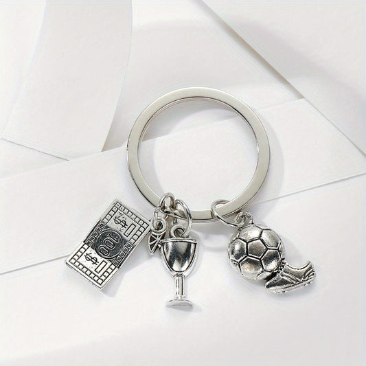 Football Rugby Boxing Champions Key Ring Car Bag Key Chain Backpack Pendant