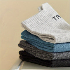 Men's Mid Crew Sport Socks - Sweat Absorbing Comfy Breathable Socks