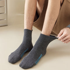 Men's Mid Crew Sport Socks - Sweat Absorbing Comfy Breathable Socks